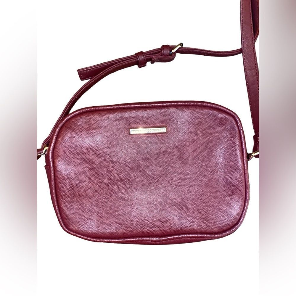New York &‎ Company Burgundy Crossbody bag